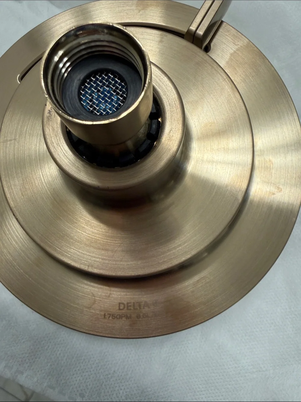 Delta Brushed Bronze Round Rain Showerhead